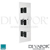 VADO Mix Concealed 3 Handle Shower Valve Spare Parts