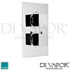 VADO Mix 3 Outlet 2 Handle Shower Valve Diverter Spare Parts