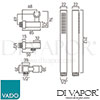 VADO MIX SFMKWO CP Spare Parts Diagram