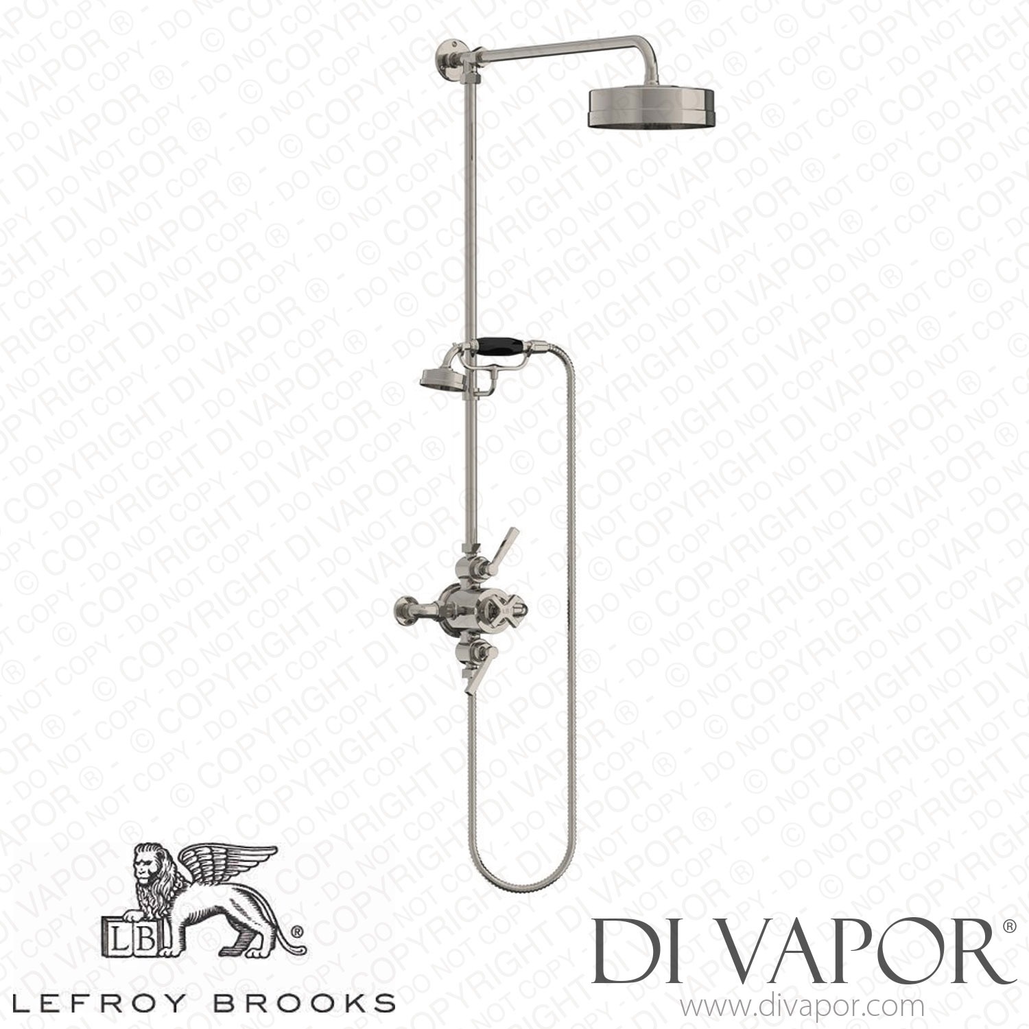 Lefroy Brooks Mackintosh Dual Control Thermostatic Valve With Riser