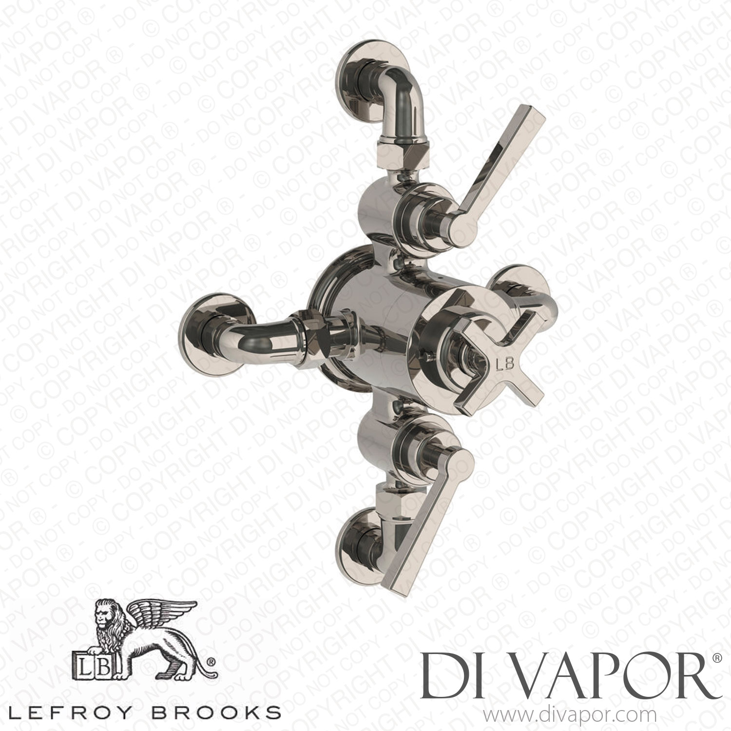 Lefroy Brooks Mackintosh Exposed Dual Control Thermostatic Valve (Ml