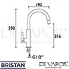 Bristan MLB SNK BLK Mixer Spare