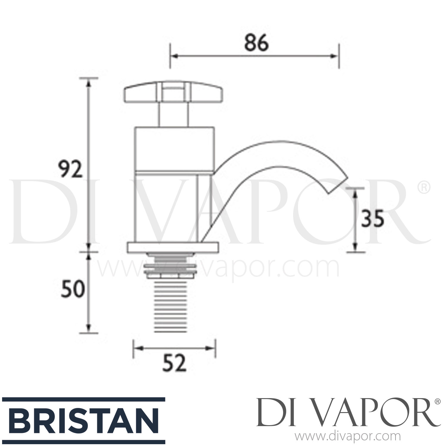 Bristan MLK 3/4 C Moloko Bath Taps Spare Parts