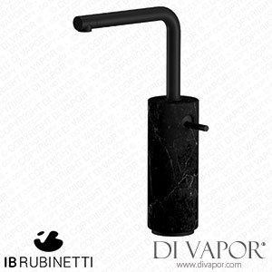 IB Rubinetti MM202NP_2 Marmo + Marmo L Tall Monohole Washbasin Mixer Complete with Drain - Black Marble Spare Parts
