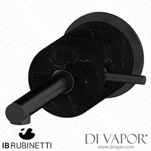 IB Rubinetti MM209CS_2 Marmo + Marmo L Monohole Wall Mounted Washbasin Mixer - Black Marble Spare Parts