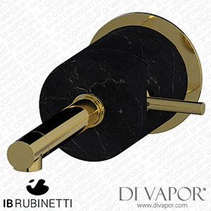 IB Rubinetti MM209OO_2 Marmo + Marmo L Monohole Wall Mounted Washbasin Mixer - Black Marble Spare Parts