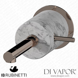 IB Rubinetti MM209RS_1 Marmo + Marmo L Monohole Wall Mounted Washbasin Mixer - White Marble Spare Parts