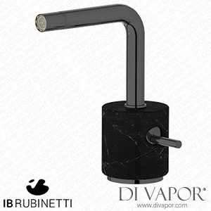 IB Rubinetti MM220CF_2 Marmo + Marmo L Monohole Bidet Mixer Complete with Drain - Black Marble Spare Parts