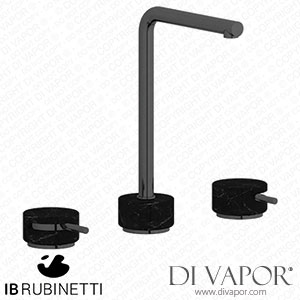 IB Rubinetti MM390CF_2 Marmo + Marmo L Exposed Parts for Manual Wall Mixer - Black Marble Spare Parts