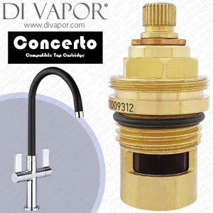 Mondella Concerto Sleek Black Cold Tap Cartridge Compatible Spare