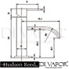 Hudson Reed MOT305 Motif Mixer Spare Parts Diagram
