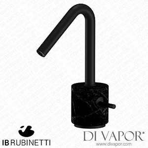 IB Rubinetti MR200NP_2 Marmo + Marmo L Monohole Washbasin Mixer Complete with Drain - Black Marble Spare Parts
