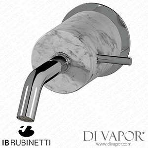 IB Rubinetti MR209CC_1 Marmo + Marmo L Monohole Wall Mounted Washbasin Mixer - White Marble Spare Parts