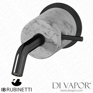 IB Rubinetti MR209CS_1 Marmo + Marmo L Monohole Wall Mounted Washbasin Mixer - White Marble Spare Parts