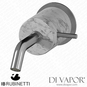 IB Rubinetti MR209SS_1 Marmo + Marmo L Monohole Wall Mounted Washbasin Mixer - White Marble Spare Parts