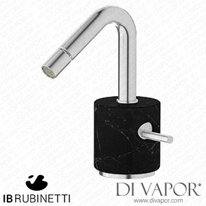 IB Rubinetti MR220SS_2 Marmo + Marmo L Monohole Bidet Mixer Complete with Drain - Black Marble Spare Parts