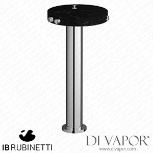 IB Rubinetti MR399CC_2 Marmo + Marmo L Freestanding Bath Filler - Black Marble Spare Parts