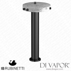 IB Rubinetti MR399CF_1 Marmo + Marmo L Freestanding Bath Filler - White Marble Spare Parts
