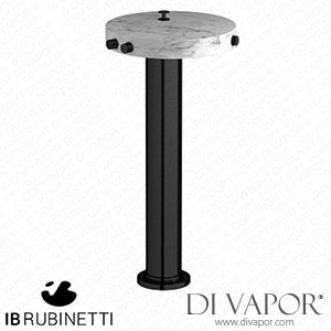 IB Rubinetti MR399CS_1 Marmo + Marmo L Freestanding Bath Filler - White Marble Spare Parts