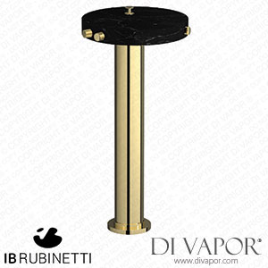 IB Rubinetti MR399II_2 Marmo + Marmo L Freestanding Bath Filler - Black Marble Spare Parts