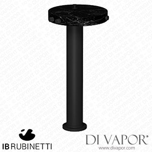 IB Rubinetti MR399NP_2 Marmo + Marmo L Freestanding Bath Filler - Black Marble Spare Parts