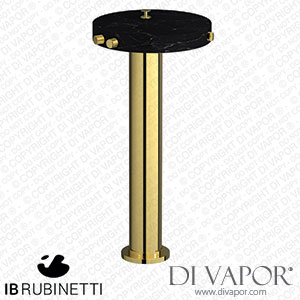 IB Rubinetti MR399OO_2 Marmo + Marmo L Freestanding Bath Filler - Black Marble Spare Parts