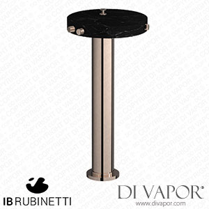 IB Rubinetti MR399RS_2 Marmo + Marmo L Freestanding Bath Filler - Black Marble Spare Parts
