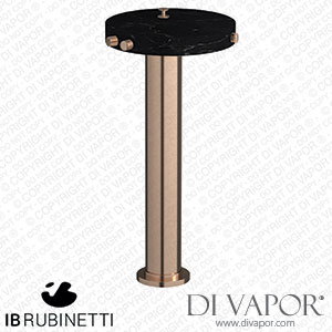 IB Rubinetti MR399SR_2 Marmo + Marmo L Freestanding Bath Filler - Black Marble Spare Parts