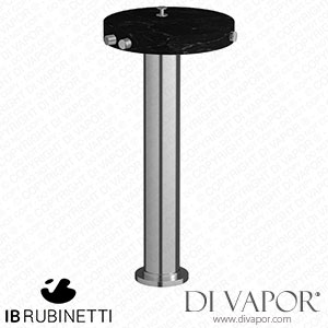 IB Rubinetti MR399SS_2 Marmo + Marmo L Freestanding Bath Filler - Black Marble Spare Parts