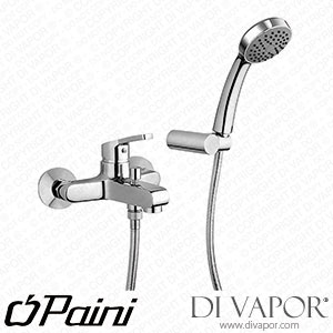 Paini MRCR105 Miura Single Lever Bath Shower Mixer Tap with Adjustable Shower Kit Spare Parts
