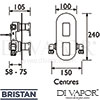 Bristan MSAI-SHCDIV-GG Spare Parts Diagram