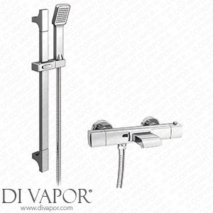 Victorian Plumbing Montreal Wall Mounted Thermostatic Bath Shower Mixer Tap + Slider Rail Kit - MSRK01 Spare Parts