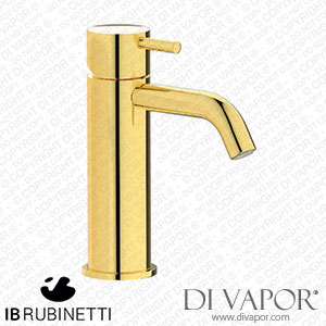 IB Rubinetti MT200OO Milanotorino Monohole Washbasin Mixer Complete with Drain Spare Parts