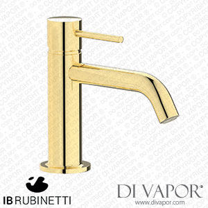 IB Rubinetti MT201II Milanotorino Mini Monohole Washbasin Mixer Complete with Drain Spare Parts
