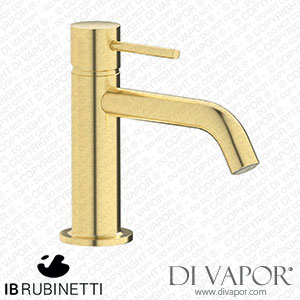 IB Rubinetti MT201IS Milanotorino Mini Monohole Washbasin Mixer Complete with Drain Spare Parts