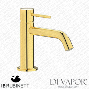 IB Rubinetti MT201OO Milanotorino Mini Monohole Washbasin Mixer Complete with Drain Spare Parts