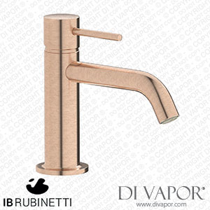 IB Rubinetti MT201SR Milanotorino Mini Monohole Washbasin Mixer Complete with Drain Spare Parts