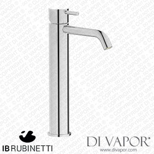 IB Rubinetti MT202CC Milanotorino Tall Monohole Washbasin Mixer Complete with Drain Spare Parts
