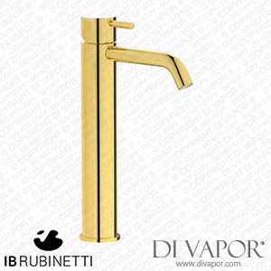 IB Rubinetti MT202OO Milanotorino Tall Monohole Washbasin Mixer Complete with Drain Spare Parts