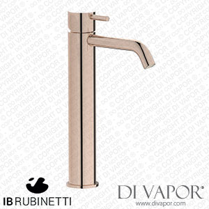 IB Rubinetti MT202RS Milanotorino Tall Monohole Washbasin Mixer Complete with Drain Spare Parts