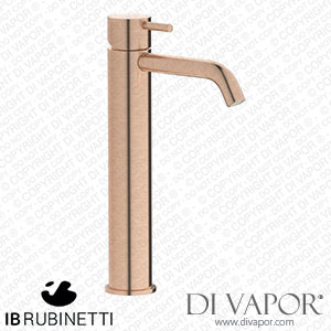 IB Rubinetti MT202SR Milanotorino Tall Monohole Washbasin Mixer Complete with Drain Spare Parts