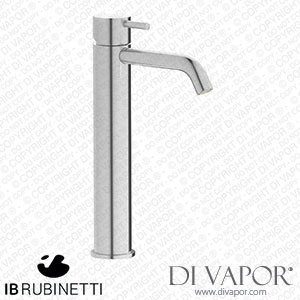 IB Rubinetti MT202SS Milanotorino Tall Monohole Washbasin Mixer Complete with Drain Spare Parts
