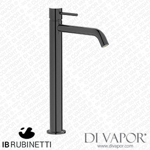 IB Rubinetti MT203CF Milanotorino Tall Mini Monohole Washbasin Mixer Complete with Drain Spare Parts