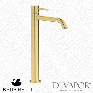 IB Rubinetti MT203IS Milanotorino Tall Mini Monohole Washbasin Mixer Complete with Drain Spare Parts