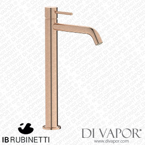 IB Rubinetti MT203SR Milanotorino Tall Mini Monohole Washbasin Mixer Complete with Drain Spare Parts