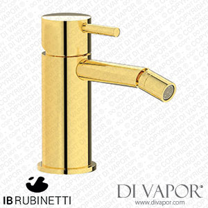 IB Rubinetti MT220OO Milanotorino Monohole Bidet Mixer Complete with Drain Spare Parts
