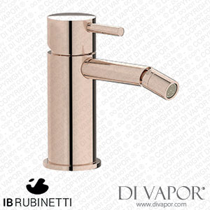 IB Rubinetti MT220RS Milanotorino Monohole Bidet Mixer Complete with Drain Spare Parts