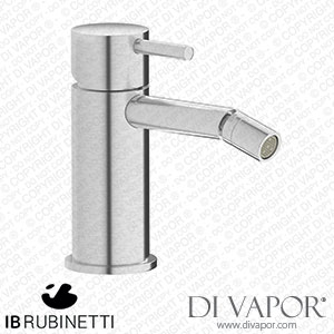 IB Rubinetti MT220SS Milanotorino Monohole Bidet Mixer Complete with Drain Spare Parts