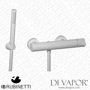 IB Rubinetti MT350BO Milanotorino Wall Mounted Shower Mixer with Shower Kit Spare Parts
