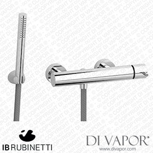 IB Rubinetti MT350CC Milanotorino Wall Mounted Shower Mixer with Shower Kit Spare Parts